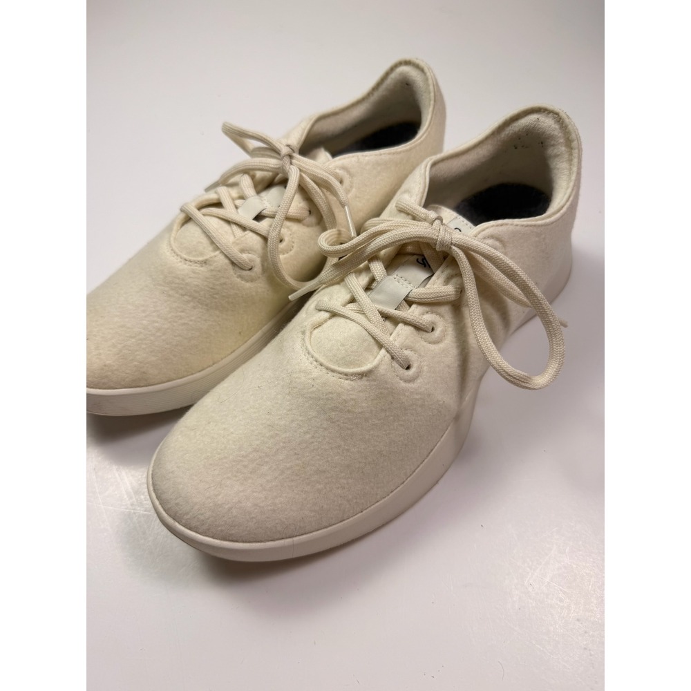 Allbirds Wool Runner 2 Natural White Cream Merino Wool Sneakers Mens 12 WR2